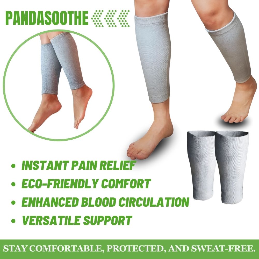 Bamboo Compression Calf Sleeves | Shin Splints Relief & Fast Recovery
