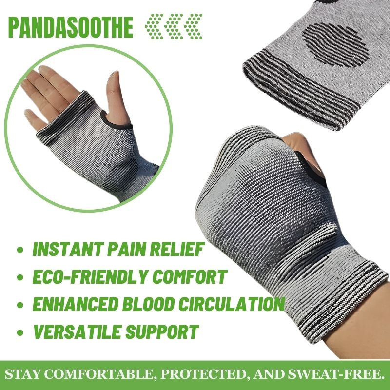 Bamboo Compression Wrist Sleeves– Perfect for Carpal Tunnel and Daily Relief