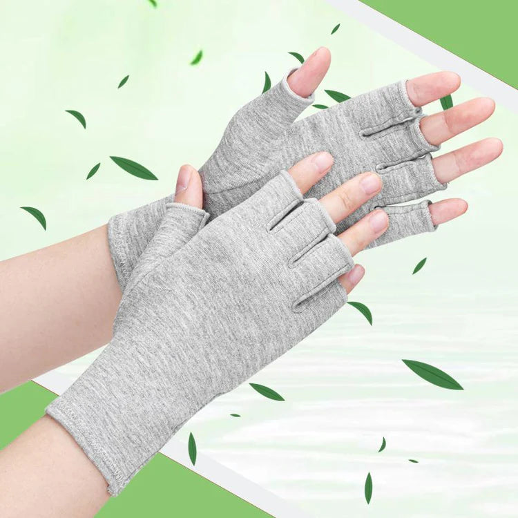 Bamboo Compression Gloves For Arthritis, Rheumatoid, And Hand Therapy PandaSoothe UK