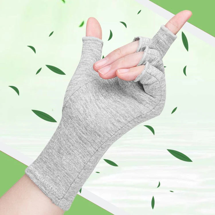 Bamboo Compression Gloves For Arthritis, Rheumatoid, And Hand Therapy PandaSoothe UK