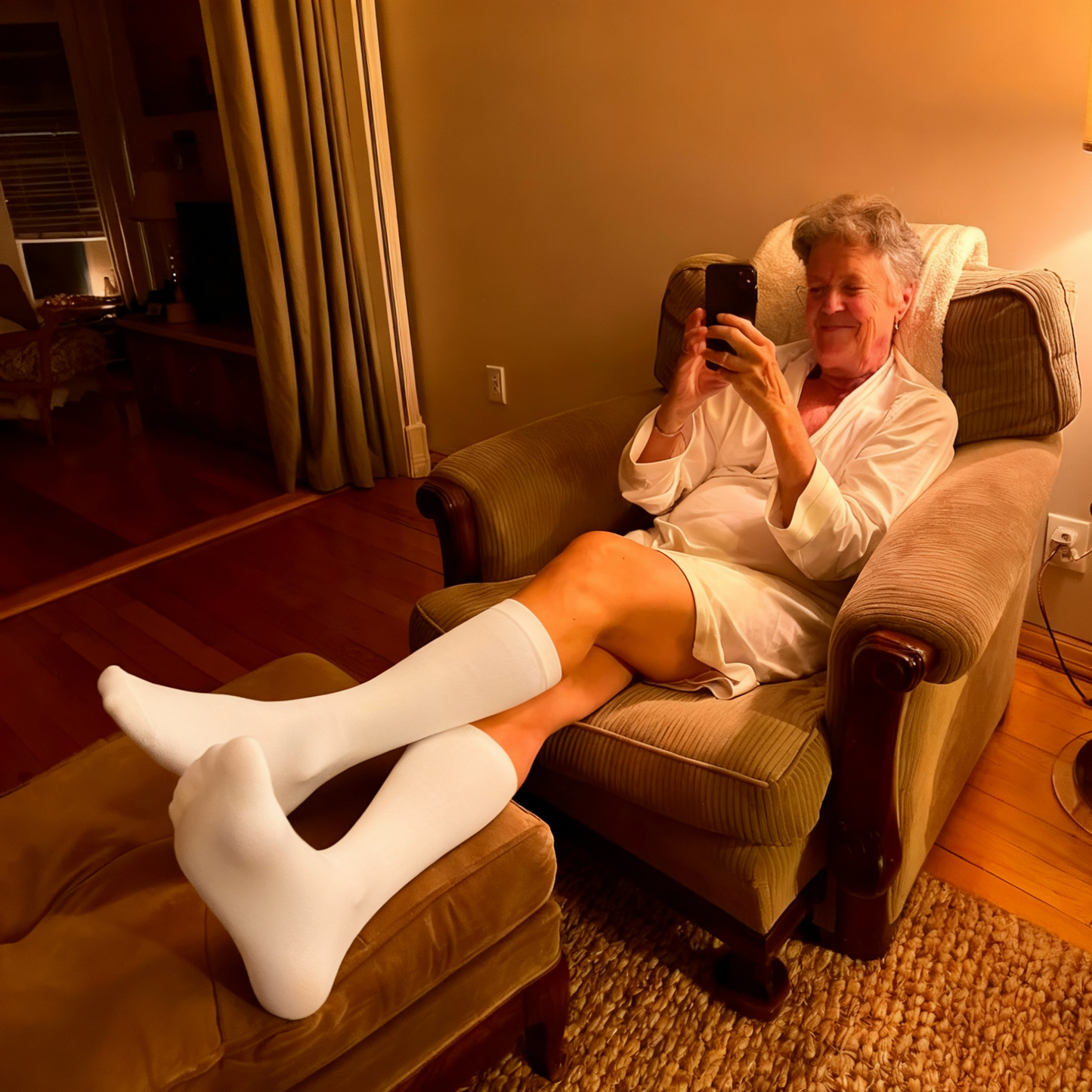 Bamboo Compression Socks | Soothing Relief for Swollen Legs & Ankles