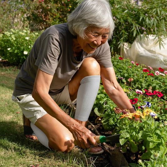 Bamboo Calf Compression Sleeves | Soothing Support for Muscle Strain & Fatigue