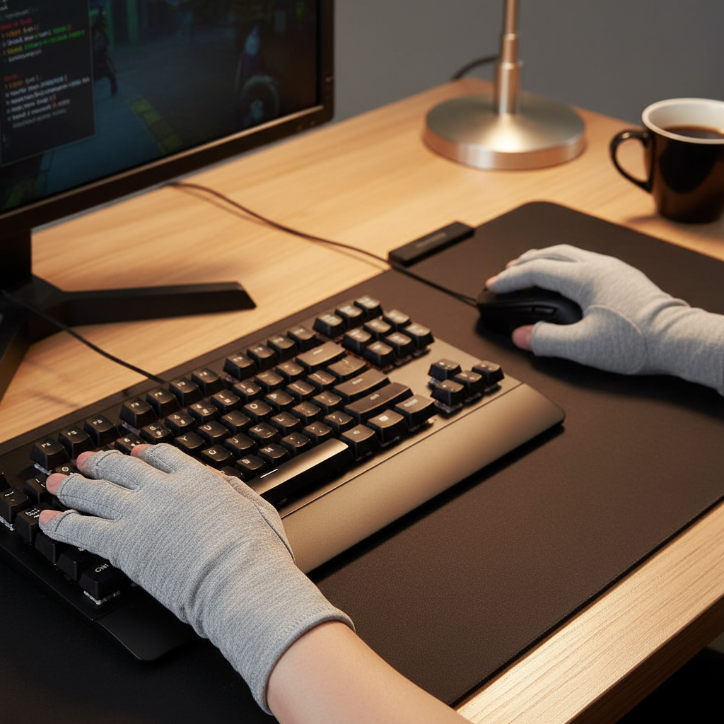 Bamboo Compression Gloves - Say Goodbye to Carpal Tunnel and Hello to All-Day Relief